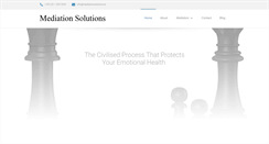 Desktop Screenshot of mediationsolutions.ie