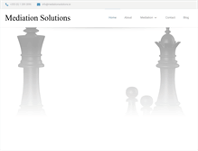 Tablet Screenshot of mediationsolutions.ie